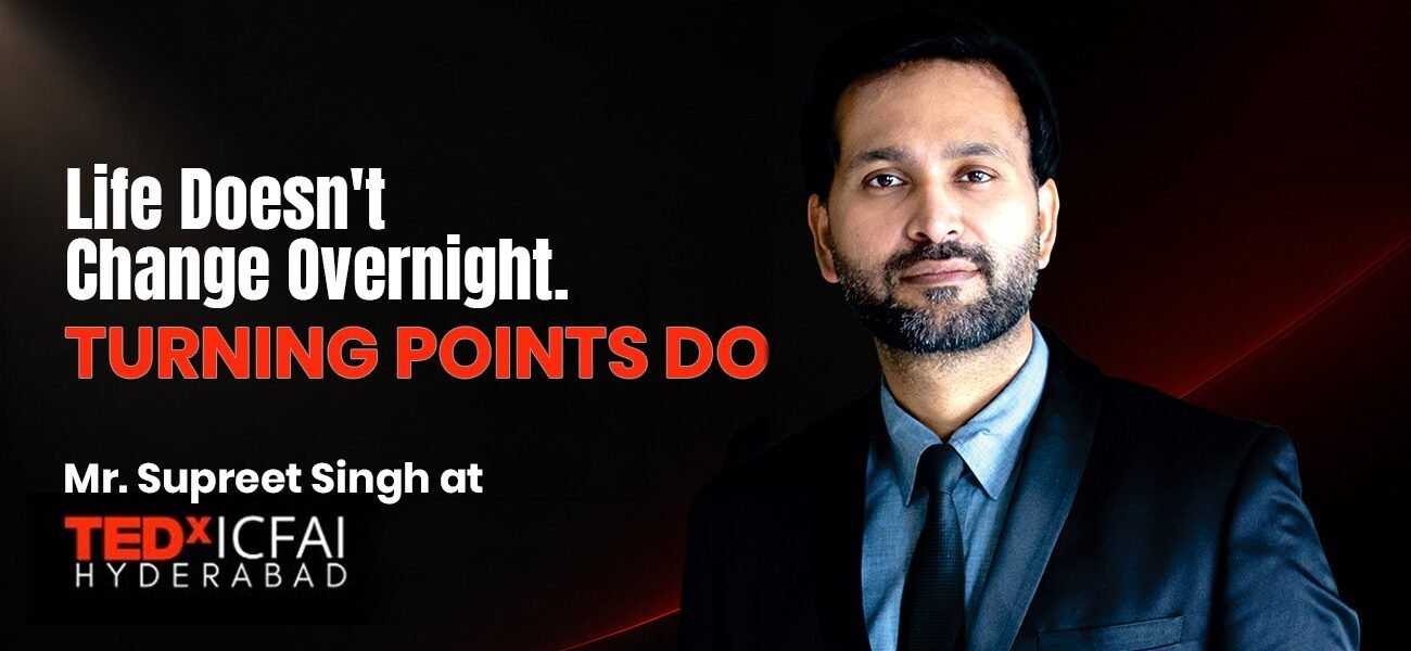 Supreet Singh at TEDxICFAI Hyderabad